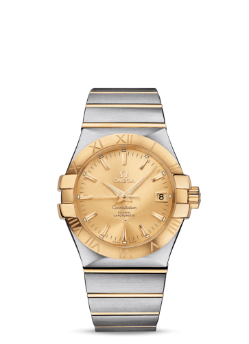 Omega Constellation Co-Axial 35 Stainless Steel / Yellow Gold / Champagne 123.20.35.20.08.001