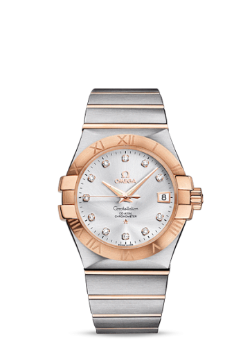 Omega Constellation Co-Axial 35 Stainless Steel / Red Gold / Silver 123.20.35.20.52.001