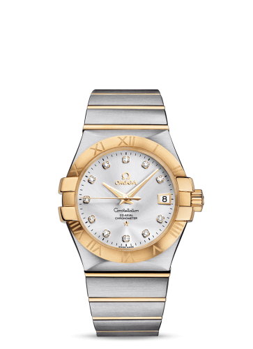 Omega Constellation Co-Axial 35 Stainless Steel / Yellow Gold / Silver 123.20.35.20.52.002