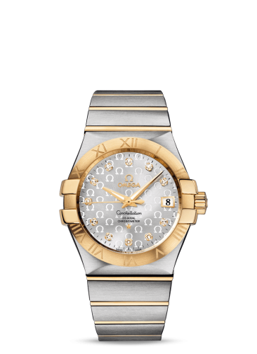 Constellation Co-Axial 35 Stainless Steel / Yellow Gold / Silver Omega 123.20.35.20.52.004