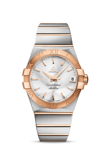 Omega Constellation Co-Axial 38 Stainless Steel / Red Gold / Silver 123.20.38.21.02.001