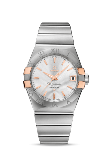 Omega Constellation Co-Axial 38 Stainless Steel / Red Gold / Silver 123.20.38.21.02.004