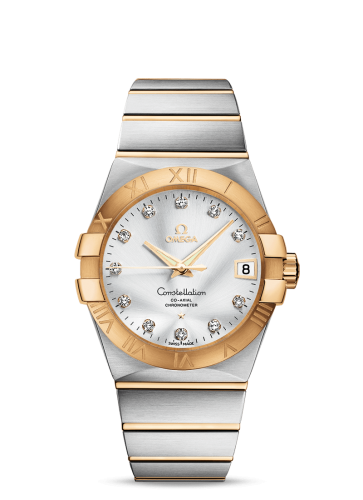 Omega Constellation Co-Axial 38 Stainless Steel / Yellow Gold / Silver 123.20.38.21.52.002