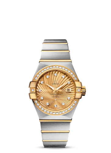 Omega Constellation Co-Axial 31 Stainless Steel / Yellow Gold / Champagne Supernova 123.25.31.20.58.001