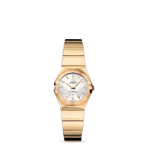 Omega Constellation Quartz 24 Polished Yellow Gold / Silver 123.50.24.60.02.004