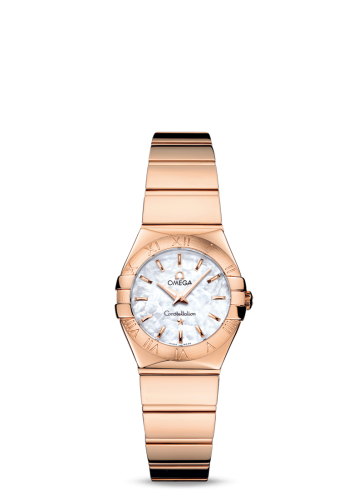 Omega Constellation Quartz 24 Polished Red Gold / MOP 123.50.24.60.05.003