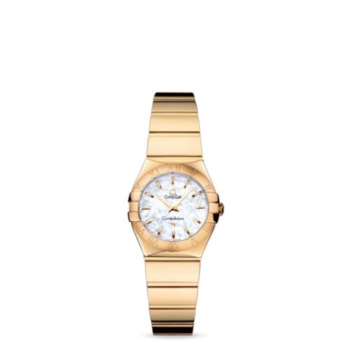 Omega Constellation Quartz 24 Polished Yellow Gold / MOP 123.50.24.60.05.004