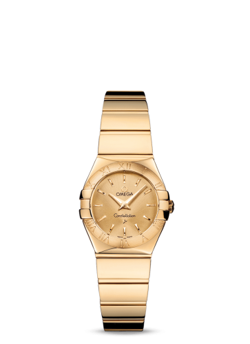 Omega Constellation Quartz 24 Polished Yellow Gold / Champagne 123.50.24.60.08.002