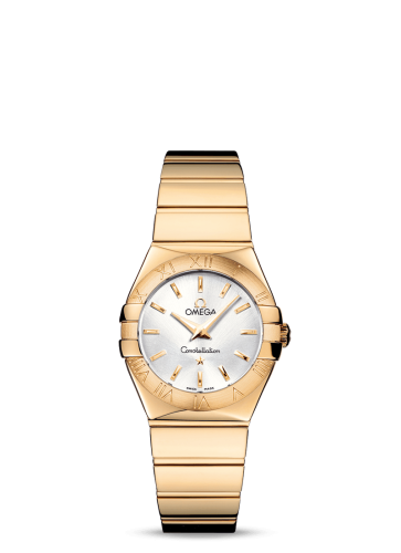 Omega Constellation Quartz 27 Polished Yellow Gold / Silver 123.50.27.60.02.004