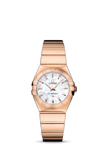 Omega Constellation Quartz 27 Polished Red Gold / MOP 123.50.27.60.05.003