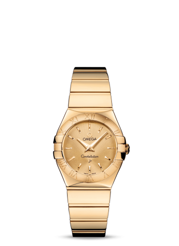 Omega Constellation Quartz 27 Polished Yellow Gold / Champagne 123.50.27.60.08.002