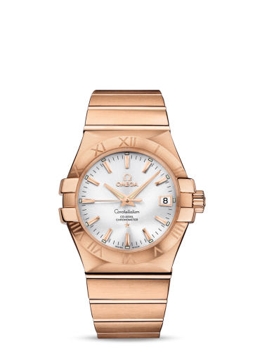 Omega Constellation Co-Axial 35 Red Gold / Silver 123.50.35.20.02.001