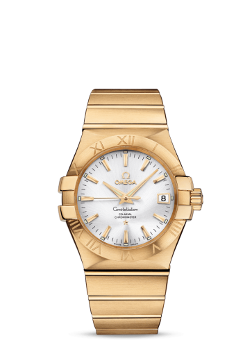 Omega Constellation Co-Axial 35 Yellow Gold / Silver 123.50.35.20.02.002