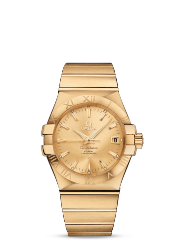 Omega Constellation Co-Axial 35 Yellow Gold / Champagne 123.50.35.20.08.001