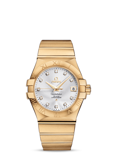 Omega Constellation Co-Axial 35 Yellow Gold / Silver 123.50.35.20.52.002