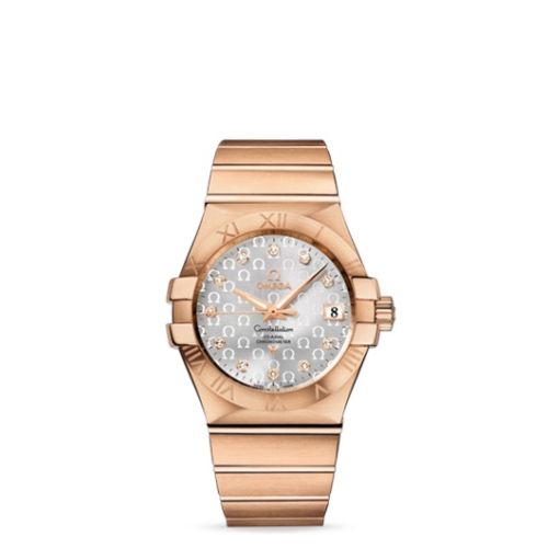 Constellation Co-Axial 35 Red Gold / Silver Omega 123.50.35.20.52.003