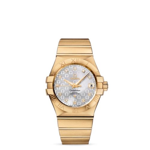 Constellation Co-Axial 35 Yellow Gold / Silver Omega 123.50.35.20.52.004