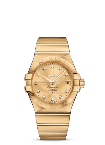 Omega Constellation Co-Axial 35 Yellow Gold / Champagne 123.50.35.20.58.001