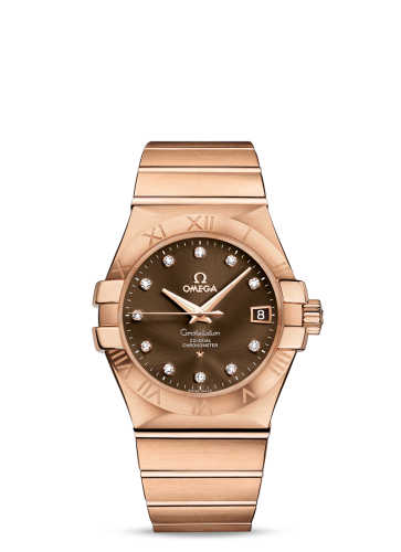 Omega Constellation Co-Axial 35 Red Gold / Brown 123.50.35.20.63.001