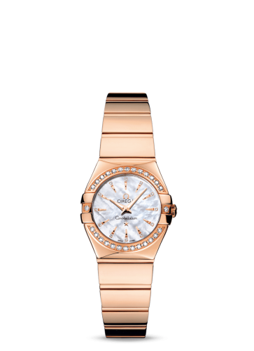 Omega Constellation Quartz 24 Polished Red Gold / Diamond / MOP 123.55.24.60.55.006
