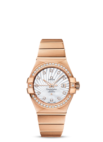 Omega Constellation Co-Axial 31 Red Gold / Diamond / MOP Supernova 123.55.31.20.55.001