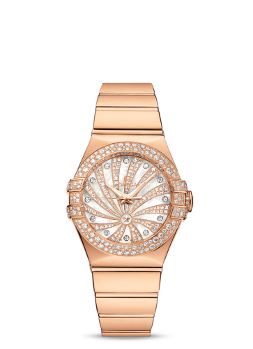 Omega Constellation Co-Axial 31 Red Gold / Snow / Diamond Supernova 123.55.31.20.55.010