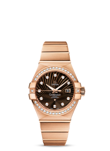 Omega Constellation Co-Axial 31 Red Gold / Diamond / Brown Supernova 123.55.31.20.63.001