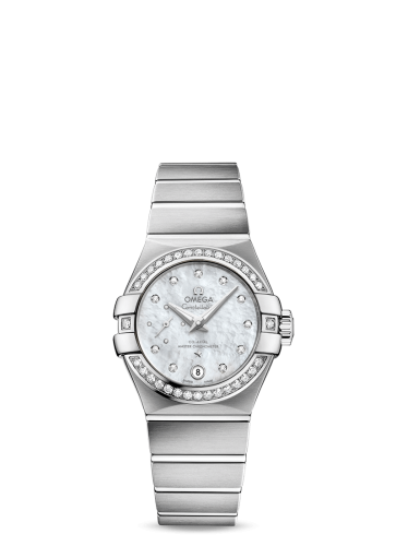 Omega Constellation Co‑Axial Master Chronometer 27 Small Seconds Stainless Steel / Diamond / MOP 127.15.27.20.55.001