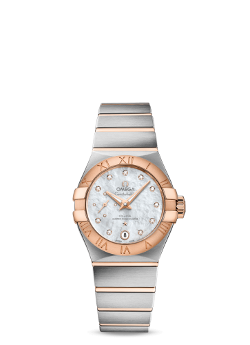 Omega Constellation Co‑Axial Master Chronometer 27 Small Seconds Stainless Steel / Red Gold / MOP 127.20.27.20.55.001
