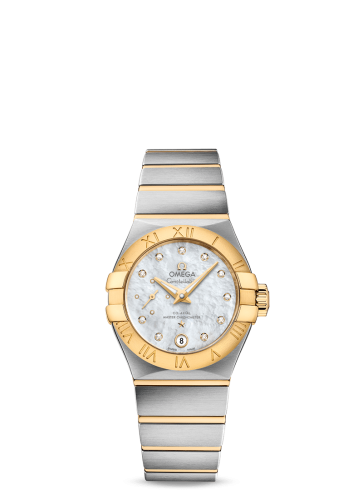 Omega Constellation Co‑Axial Master Chronometer 27 Small Seconds Stainless Steel / Yellow Gold / MOP 127.20.27.20.55.002