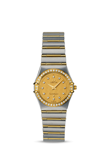 Omega Constellation Quartz 25.5 '95 Stainless Steel / Yellow Gold / Diamond / Champagne 1277.15.00
