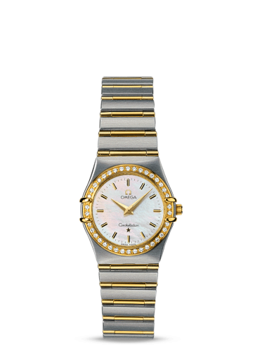 Omega Constellation Quartz 25.5 '95 Stainless Steel / Yellow Gold / Diamond / MOP 1277.70.00
