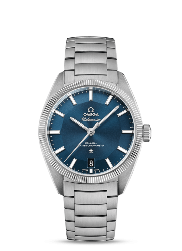 Omega Globemaster Stainless Steel / Blue / Bracelet 130.30.39.21.03.001