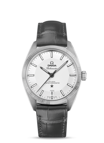 Omega Globemaster Stainless Steel / Silver / Leather 130.33.39.21.02.001