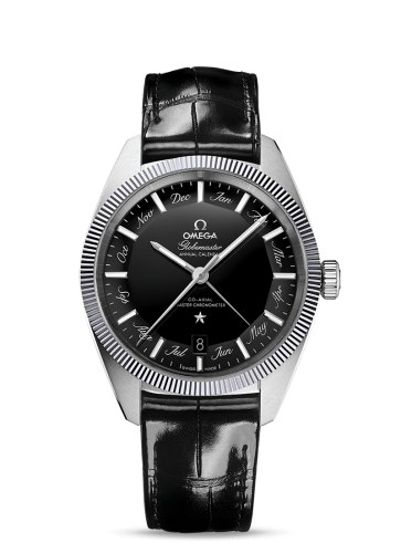 Omega Globemaster Annual Calendar Stainless Steel / Black 130.33.41.22.01.001