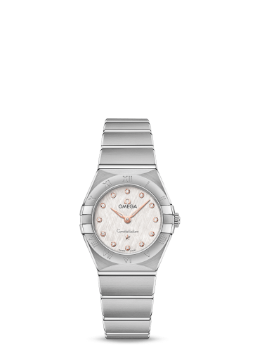 Omega Constellation Manhattan 25 Quartz Stainless Steel / Silver Silk 131.10.25.60.52.001