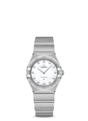 Omega Constellation Manhattan 28 Quartz Stainless Steel / MOP 131.10.28.60.55.001