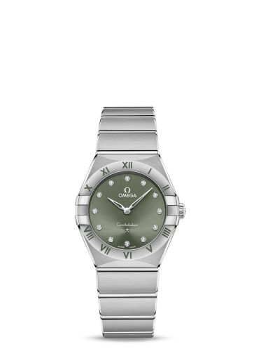 Omega Constellation Manhattan 28 Quartz Stainless Steel / Matcha 131.10.28.60.60.001