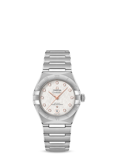 Omega Constellation Manhattan 29 Co-Axial Master Chronometer Stainless Steel / Silk Diamond 131.10.29.20.52.001
