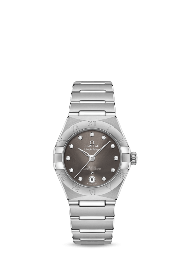 Omega Constellation Manhattan 29 Co-Axial Master Chronometer Stainless Steel / Grey - Diamond 131.10.29.20.56.001