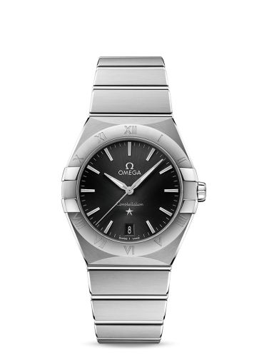 Omega Constellation Quartz 36 Stainless Steel / Black / Bracelet 131.10.36.60.01.001