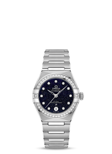 Omega Constellation Manhattan 29 Co-Axial Master Chronometer Stainless Steel / Aventurine / Diamond 131.15.29.20.53.001