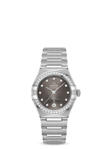 Omega Constellation Manhattan 29 Co-Axial Master Chronometer Stainless Steel / Grey Diamond / Diamond 131.15.29.20.56.001