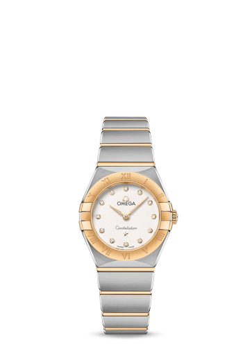 Omega Constellation Manhattan 25 Quartz Stainless Steel / Yellow Gold / Silver Diamond 131.20.25.60.52.002
