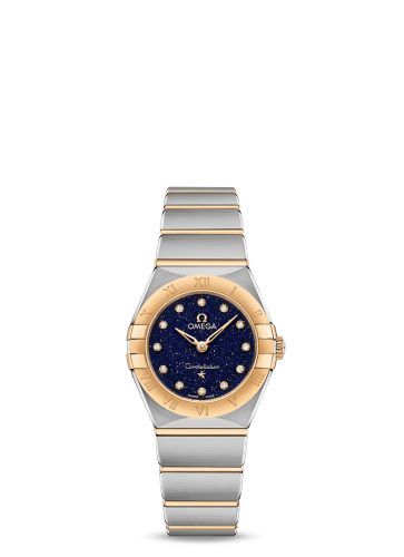 Omega Constellation Manhattan 25 Quartz Stainless Steel / Yellow Gold / Aventurine 131.20.25.60.53.001