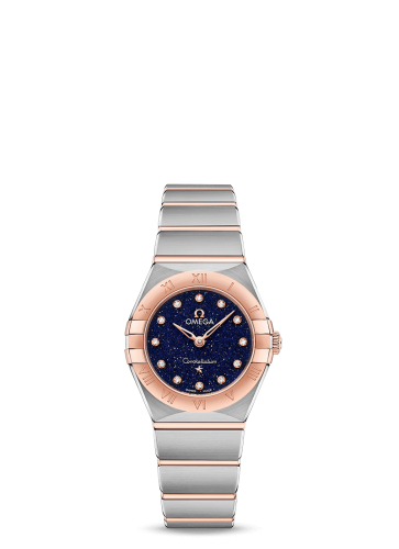 Omega Constellation Manhattan 25 Quartz Stainless Steel / Sedna Gold / Aventurine 131.20.25.60.53.002
