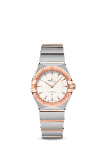 Omega Constellation Manhattan 28 Quartz Stainless Steel / Sedna Gold / Silver 131.20.28.60.02.001