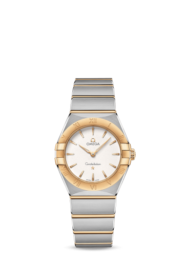 Omega Constellation Manhattan 28 Quartz Stainless Steel / Yellow Gold / Silver 131.20.28.60.02.002