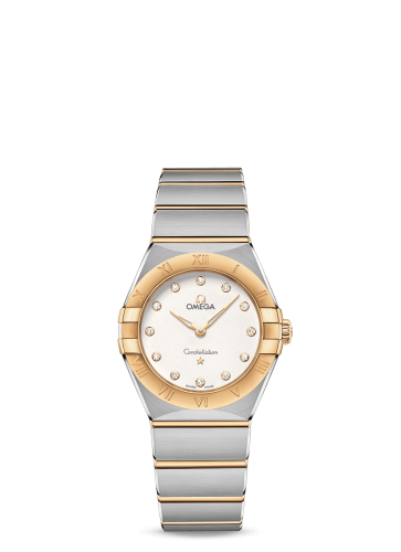 Omega Constellation Manhattan 28 Quartz Stainless Steel / Yellow Gold / Silver 131.20.28.60.52.002