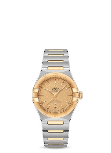 Omega Constellation Manhattan 29 Co-Axial Master Chronometer Stainless Steel / Yellow Gold / Champagne Silk 131.20.29.20.08.001